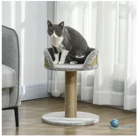 PawHut Kratzbaum klein 49 cm grau