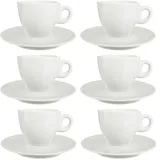San Ignacio Kaffeetasse 0,2 l Weiß 6 St.