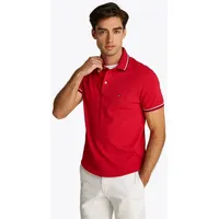 Tommy Hilfiger Poloshirt » TIPPED SLIM POLO«, Gr. XXL, Medium Red, , 90997035-XXL