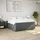 vidaXL Boxspringbett 180 x 200 cm Dunkelgrau