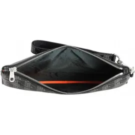 Lacoste The Blend Clutch Monogram Noir Gris schwarz - Schwarz