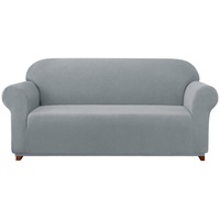 Sofahusse 2/3/4 Sitzer Sofabezug, SUBRTEX, mit dezentem Muster grau