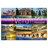 Calvendo Traumhafte Vietnam Impressionen (Tischkalender 2026 DIN A5 quer),