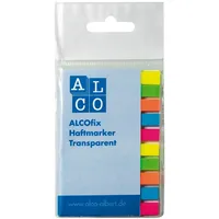 Alco Haftmarker ALCOfix transparent, sortiert 10x40 Stück