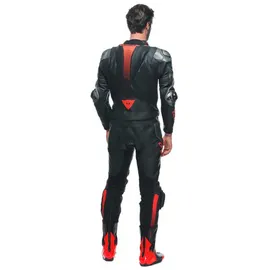 Dainese Laguna Seca 5 2-tlg. schwarz/grau/neon-rot  54