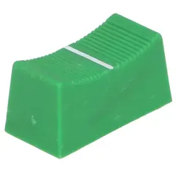 Faderknopf für 4mm Schiebepotentiometer, 23x11x11mm, grün