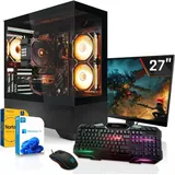 SYSTEMTREFF Gamer Komplett-PC - Ryzen 7 5800X - Nvidia GeForce RTX 4080 Super 16GB - 32GB DDR4 - 2TB M.2 SSD (NVMe) WD Blue SN580 + - 27 Zoll TFT - PC