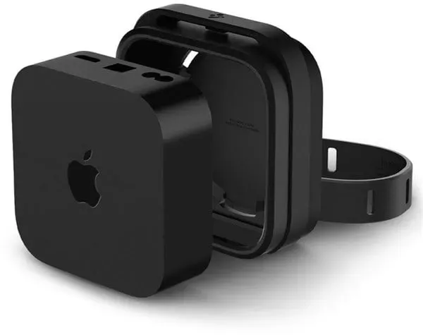 Silicone Fit Mount - black - Apple TV 4K 3th Gen (2022)