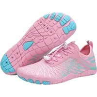 Damen Barfußschuhe von Hike Footwear, Unisex Outdoor Barfußschuhe mit Weiter Zehenbox, Gesund & Rutschfest - Rosa - 37