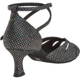 Diamant Damen Tanzschuhe, Damen Tanzschuhe Standard & Latein, Schwarz (schwarz-silber), 37 1/3 EU (4.5 UK)