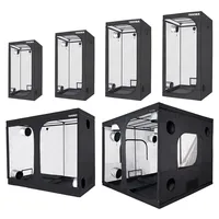 TRAFIKA Growzelt für Indoor-Anbau 100x100x200CM / Grow Tent/Grow Box/GROWBOX/Grow Schrank/GROWSCHRANK/Indoor Anbauschrank/Hydroponischer Grow Schrank/Mylar Premium 97% Reflexionsvermögen