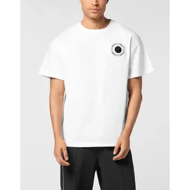 Plein Sport T-Shirt Rundhalsausschnitt Ss LOGO, Größe 5XL, weiß 01 | white