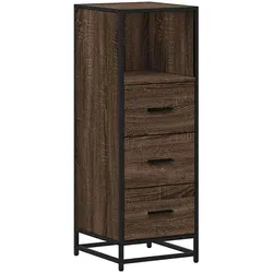 vidaXL Badschrank Braun Eichen-Optik 35x37,5x100 cm Holzwerkstoff
