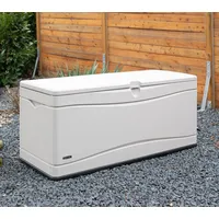 Lifetime Kunststoff Gartenbox 495 L Auflagenbox & Gartentruhe Lichtgrau