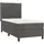vidaXL Boxspringbett 100 x 200 cm Dunkelgrau