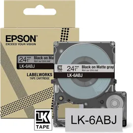 Epson Original DirectLabel-Etiketten schwarz auf grau C53S672088