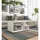 Milord Couchtisch Weiß Holz 90 x 45 x 51 cm