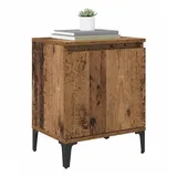 vidaXL Nachtschrank Altholz 40 x 30 x 50 cm Braun