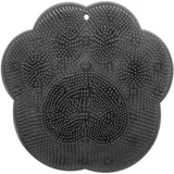 SOPOTUTU Badebürste Saugnapfhalterung Massagematte badezimmer accessoires relaxan gluckaro sauger Scheuerbürste Duschschrubber Massagepads mit Saugnapf Massagepad fürs Badezimmer Grey