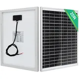 25 Watt 12 Volt Solarpanel IP65 Wasserdichtes Solarmodul Off Grid Batterielad...