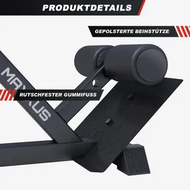 Maxxus Hyperextension Rückentrainer Schwarz