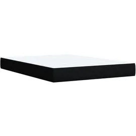 vidaXL Boxspringbett 140 x 200 cm Schwarz