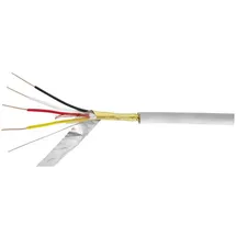 VOKA Kabelwerk JYSTY2X2X08 Telefonkabel J-Y(ST)Y 2 x 2 x 0.8 mm Kieselgrau (RAL 7032) 100 m