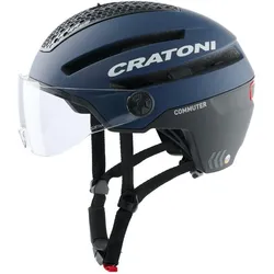 CRATONI Fahrradhelm Commuter Pedelec blau matt M