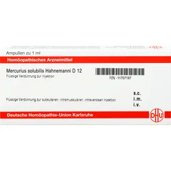 Mercur. Solubi. Hah. D12 Ampullen 8 ML