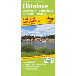 Elbtalaue, Lauenburg - Boizenburg, Hitzacker - Dömitz 1:50 000