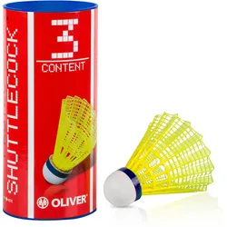 OLIVER Nylon Federbälle - Pro-Tec 5 / 3er blau blau NO SIZE