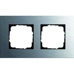 Rahmen 2f Edelstahl Esprit Metall geeignet für Unterputz-Installation