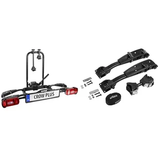 EUFAB 11582, Fahrradträger Crow Plus erweiterbar + EUFAB 11583, Erweiterung für Fahrradträger Crow Plus