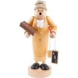 KWO Olbernhau 21709 Räuchermännchen Lehrerin, 26 cm