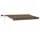 vidaXL Einziehbare Markise 500 x 300 cm taupe