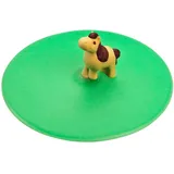 LURCH 210834 Mein Deckel Beach Hoftiere Pony, Glasabdeckung aus BPA-freiem Premium-Platin-Silikon, Ø 10,5cm,
