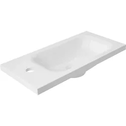 Aufsatz-Waschtisch Eika (Ausführung: Design-Aufsatz-WT EIKA 500x102x250 mm Minderalguss weiß)