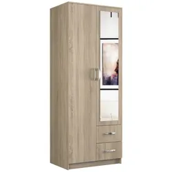ibonto Garderobenschrank Kleiderschrank Stauraum,Ideal für Schlafzimmer und Garderobe