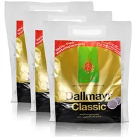 3x Dallmayr Kaffeepads Megabeutel Classic, 100 Pads, kräftig und würzig einzeln