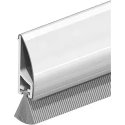 ELLEN Türbodendichtung Inox Deluxe mit Bürste schraub. StahL silb,L1000