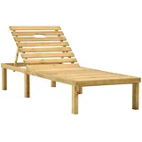 vidaXL Garten-Sonnenliege mit Tisch Kiefernholz Imprägniert
