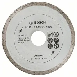 Diamanttrennscheibe für Fliesen, ø110mm (2607019471)