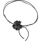 COLLEZIONE ALESSANDRO Bindegürtel Blüte Lederband mit echt Leder Blüte