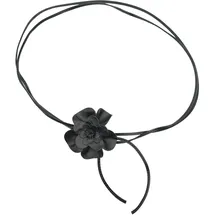 COLLEZIONE ALESSANDRO Bindegürtel Blüte Lederband mit echt Leder Blüte