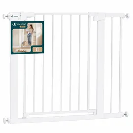 VOUNOT Treppenschutzgitter 89-96 cm Weiß