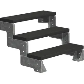 DOLLE Außentreppe Gardentop 54-66 cm 100 cm breit Trimax