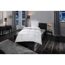 OBB Daunenbettdecke OBB "Emilias, Bettdecken für Sommer und Winter, Ganzjahresdecke", weiß, B:155cm L:220cm, Bezug: 100% Baumwolle. Füllung: 90% Daunen, 10% Federn, Bettdecken, Bettdecke 135x200 cm, 155x220 cm, weitere Größen, Made in Germany