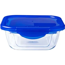 Pyrex Frischhaltedose quadratisch weiß 0,8 l 2-teiliges Set