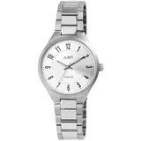 Just "Tyrienne" Damenuhr mit Gliederarmband, Titan, 5 ATM - Silber/Silber