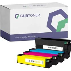4er Multipack Set kompatibel für HP 991X Druckerpatronen